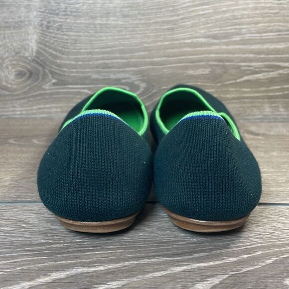 Rothy’s “The Loafer” Wintergreen Wool Blend Women’s Sz 12/EU 43 Slip On Loafers - Picture 4 of 11